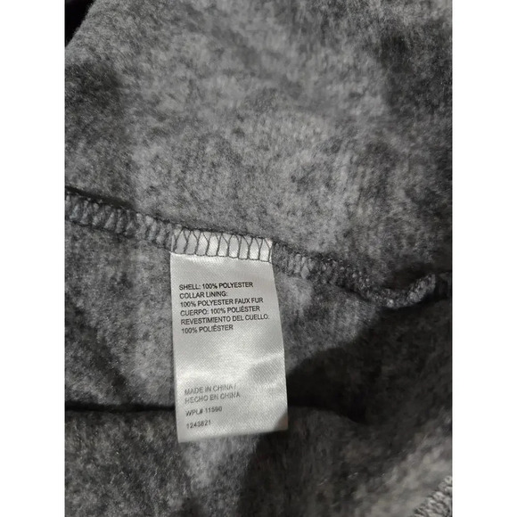 Vintage Weatherproof Men’s Gray 1/4 Zip Fleece Pullover Sweater - Size Medium - Picture 6 of 8